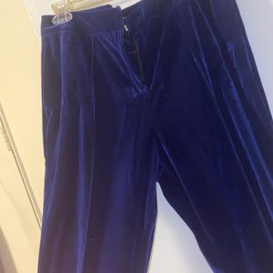 Nasty Gal “Can You Feel It” Velvet Pants size 10